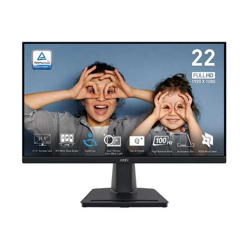 MSI PRO MP225 21.5-inch Full HD 100Hz Business Monitor 9S6-3PC6CM-002