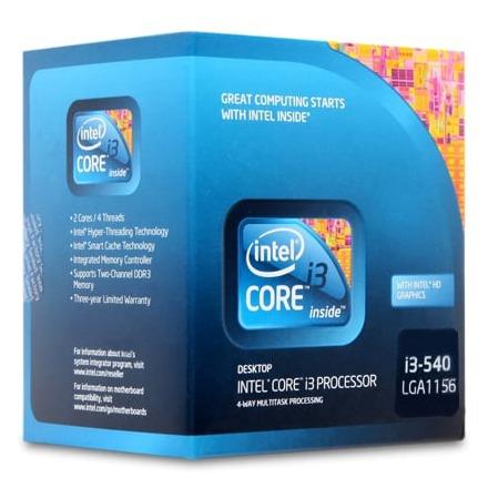 Intel Core i3-540 3.06GHz LGA 1156