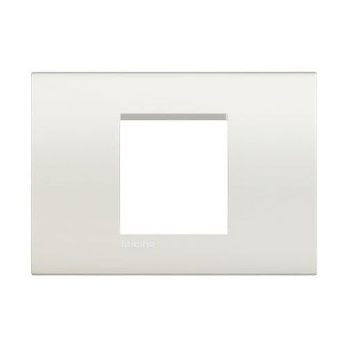 Bticino Central Square Cover Plate White LNA4819BI (2 module)
