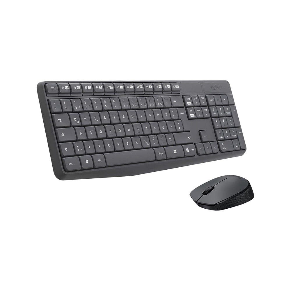 Logitech MK235 Wireless Keyboard & Mouse - German Edition