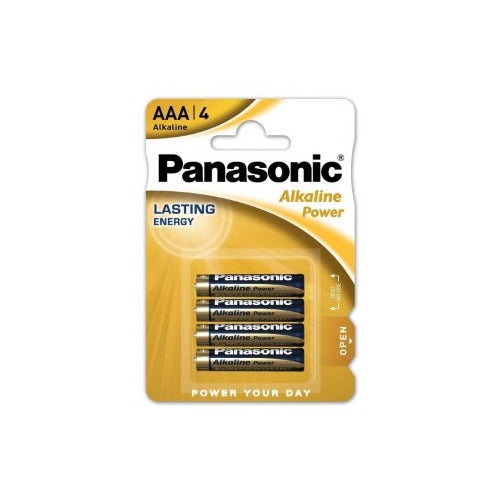 Panasonic LR03 1.5V Alkaline Battery AAA (Pack of 4)