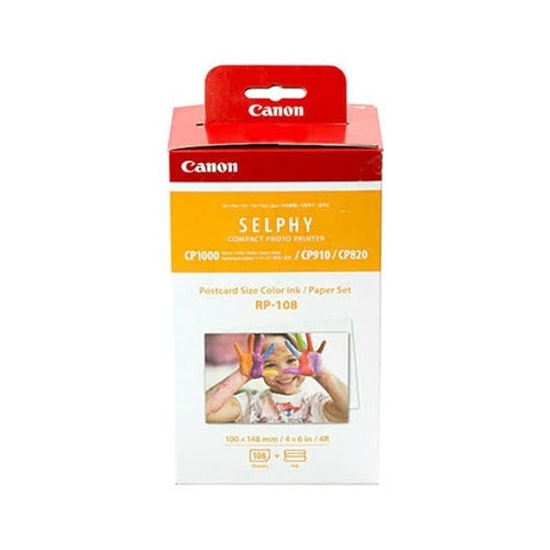 Canon RP-108IN Post card size color ink and paper Set 8568B001