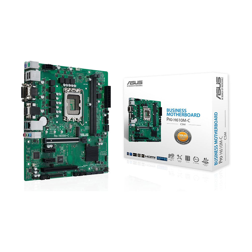 Asus Pro H610M-C CSM DDR5 Motherboard 90MB1AT0-M0EAYC