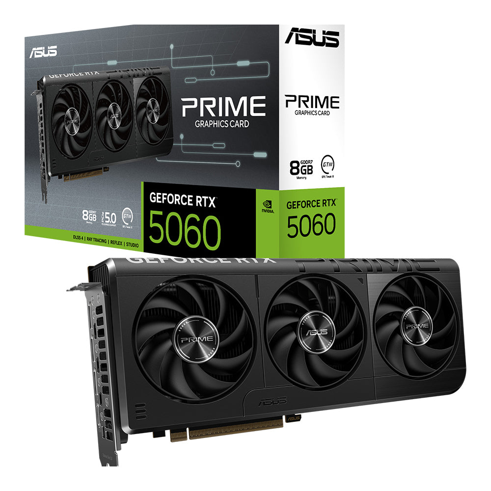 ASUS Prime Geforce RTX 5060 8GB GDDR7 90YV0N11-MVAA00 Triple Fans