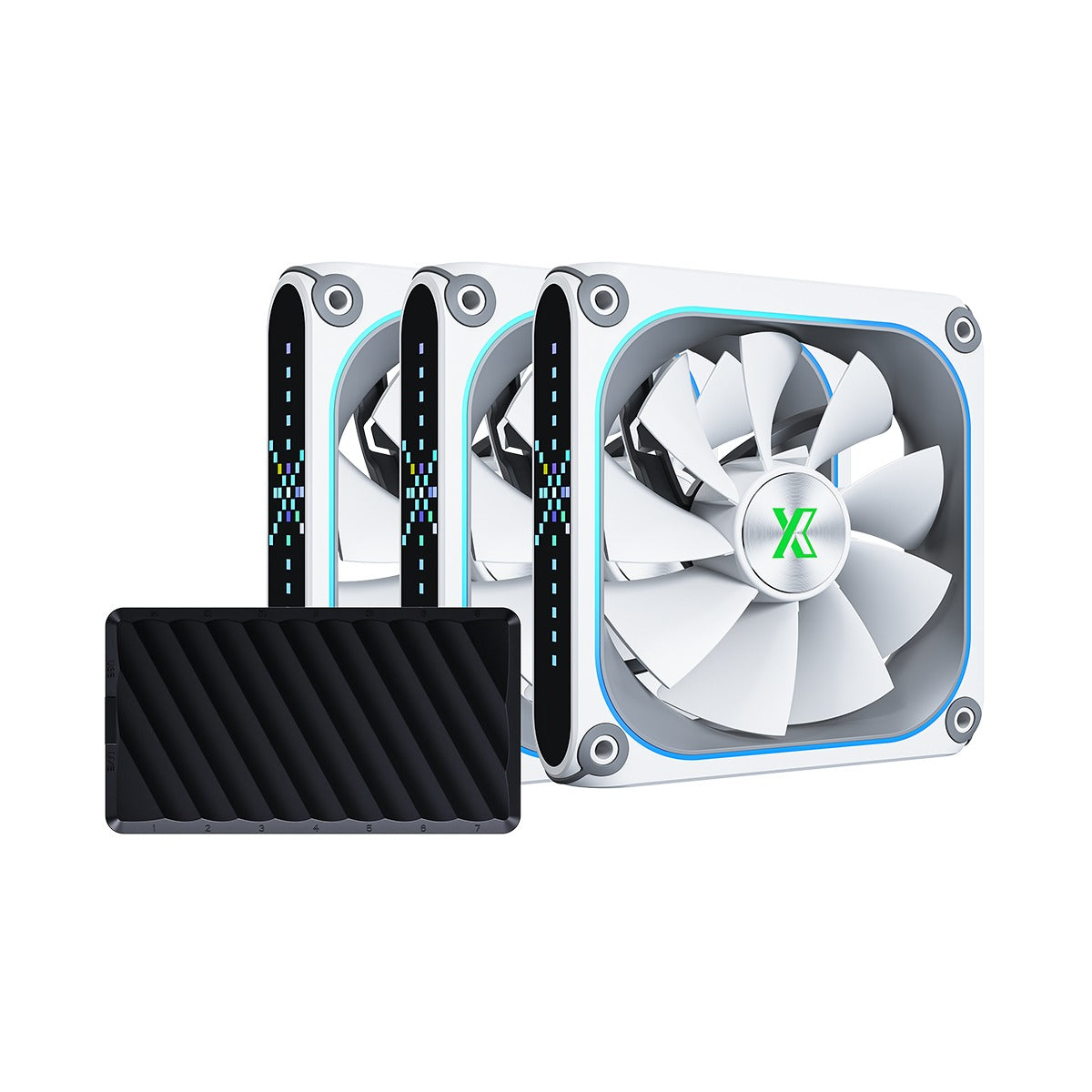 XASTRA Astra FZ120W ARGB Triple Pack Computers Fans White