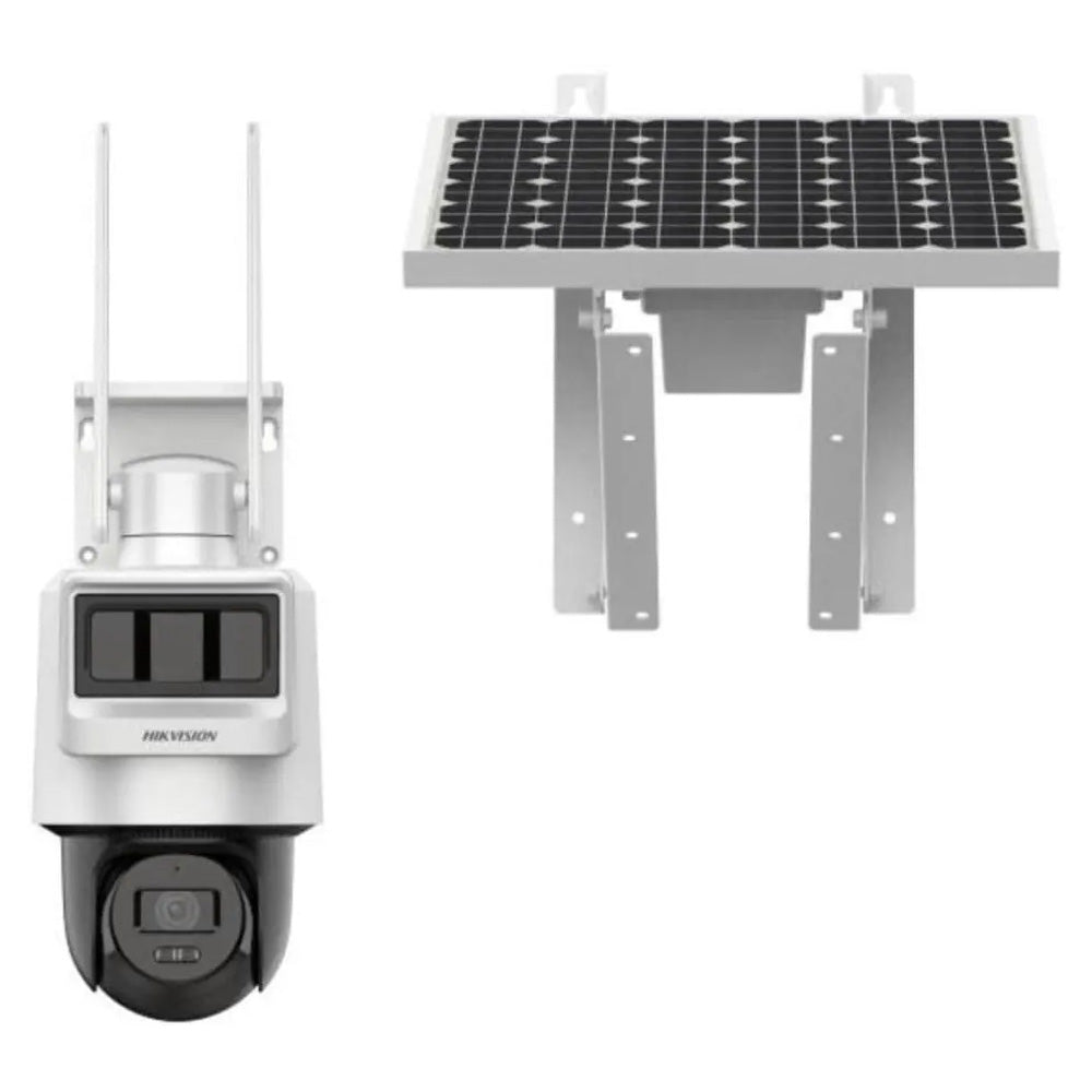 Hikvision 4MP Mini PT Camera DS-2DE2C400IWG-K/4G/C05S 2.8mm with Solar Panel