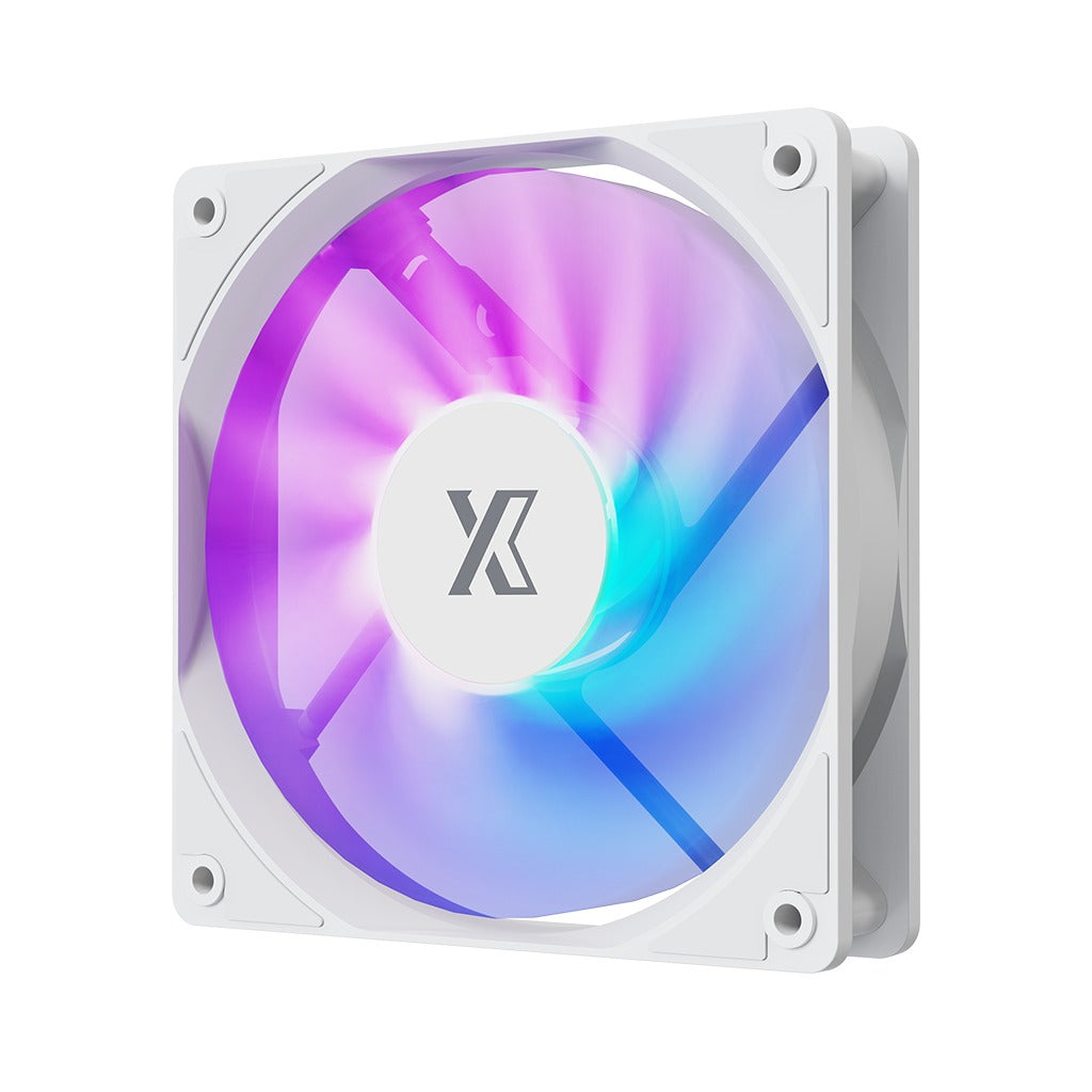 XASTRA FC120W ARGB Single Pack Computer Fan White