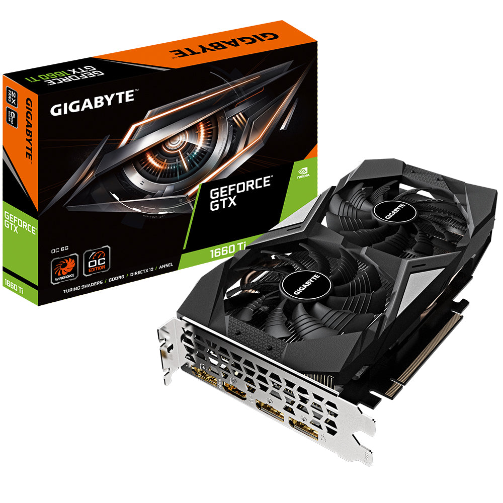 Gigabyte Geforce GTX 1660 TI 6GB GDDR6 OC Edition Dual Fan