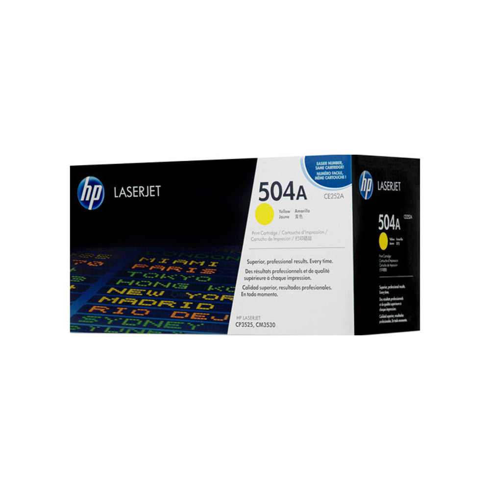 HP 504A CE252A Original Toner Yellow