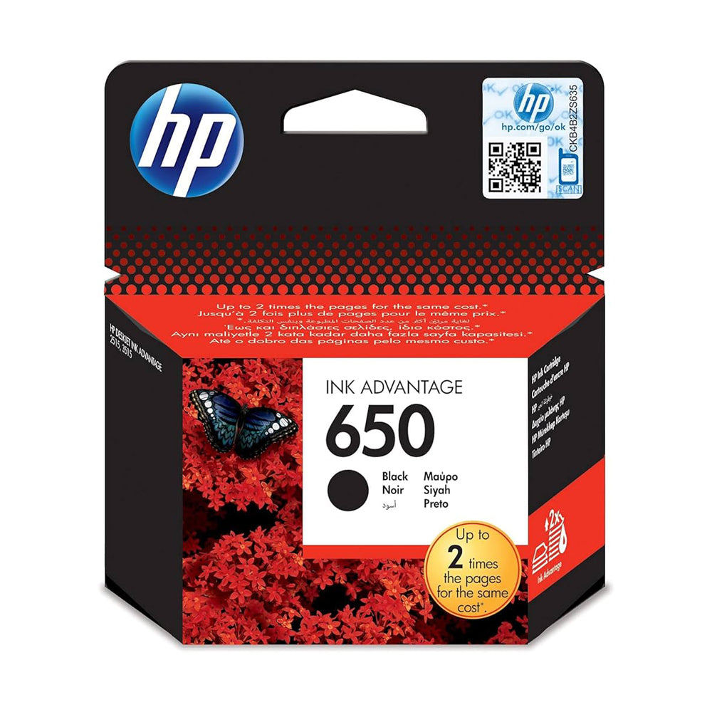 HP 650 Original Ink Black CZ101AK