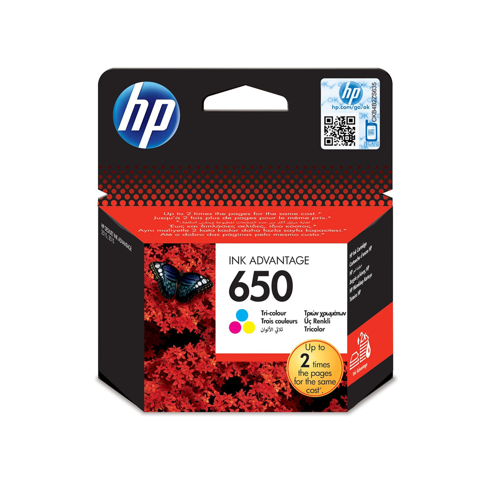 HP 650 Original Ink Color CZ102AE