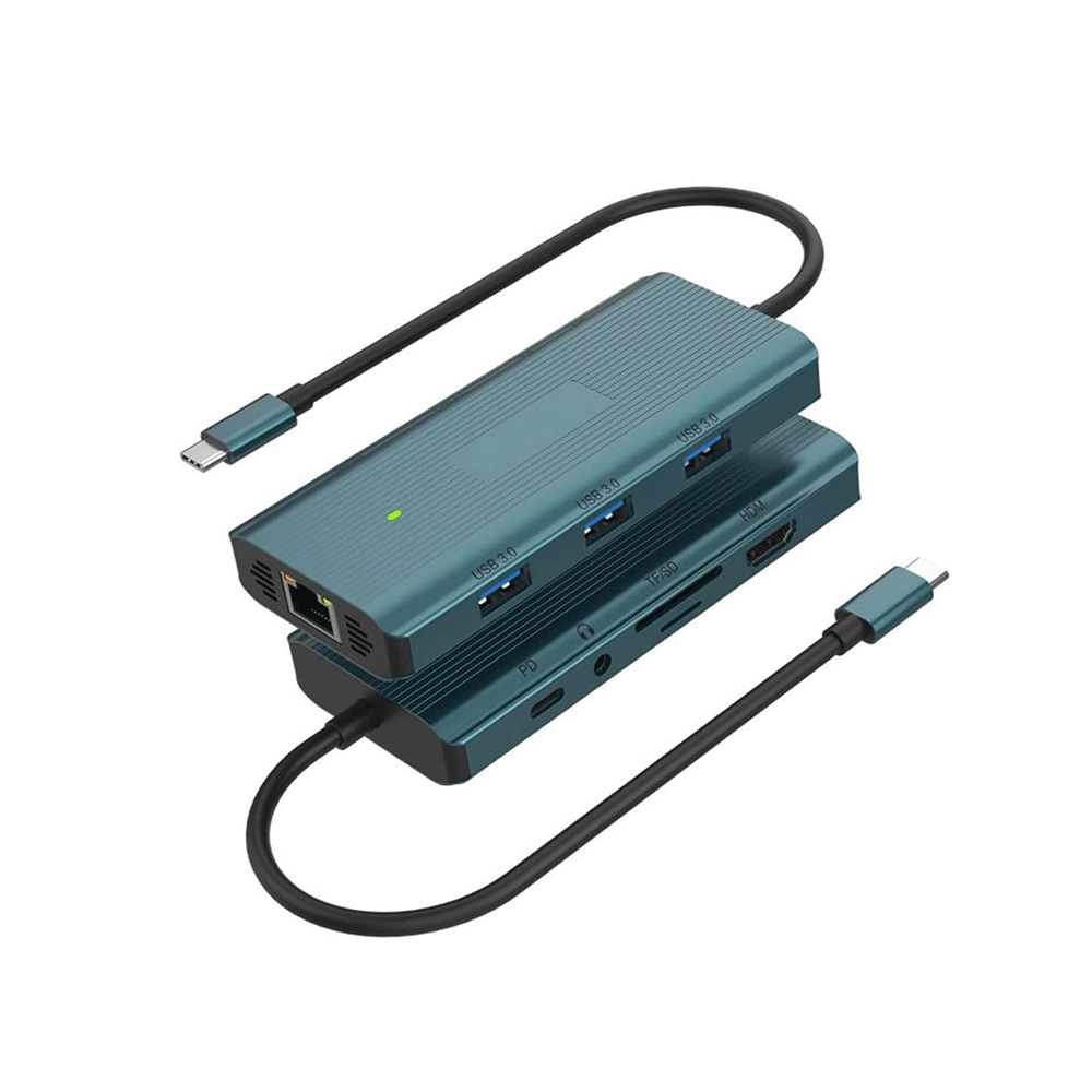 Heatz ZT80 10-in-1Ports USB Docking Station Type-C