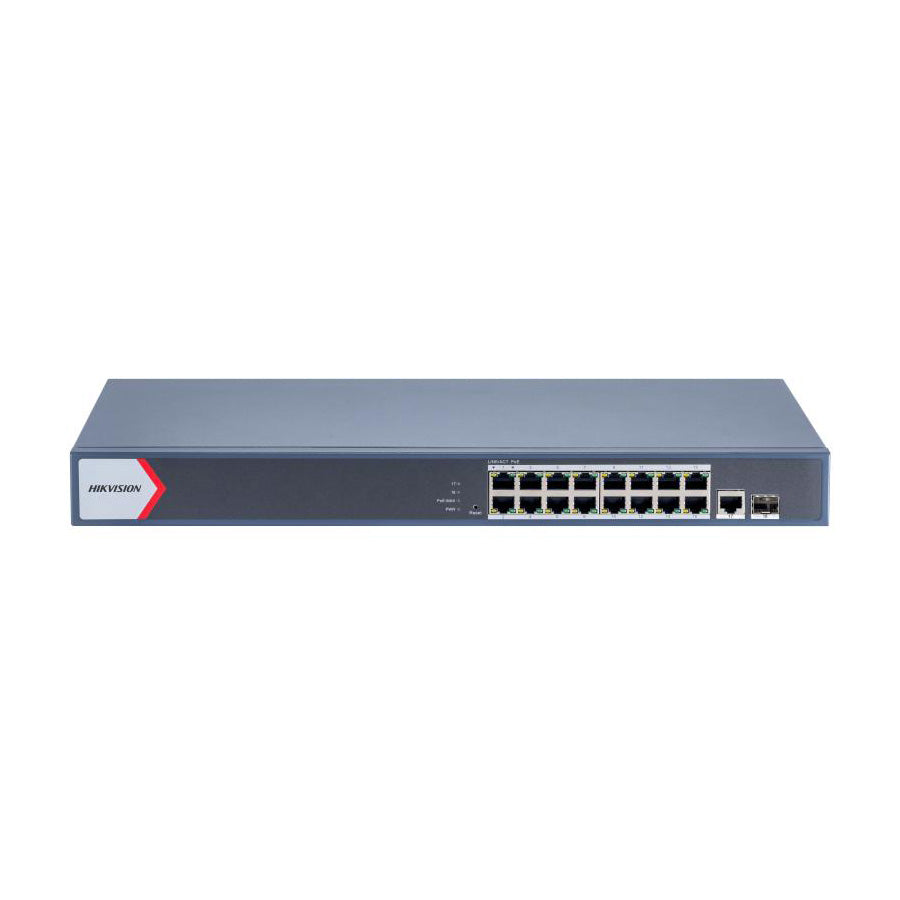 Hikvision DS-3E1518P-EI/M 16-Port Ethernet Smart Gigabit Poe Switch