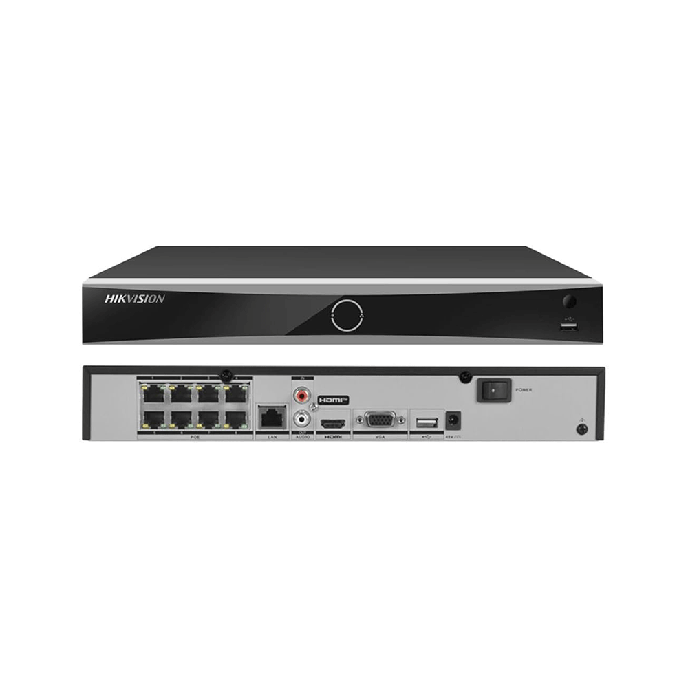 Hikvision DS-7608NXI-K2 8-ch 1U K Series AcuSense 4K NVR