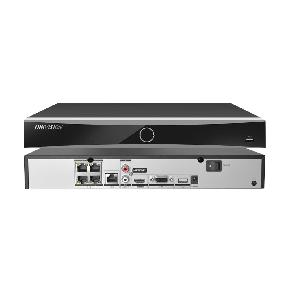 Hikvision DS-7604NXI-K2 4-ch 1U K Series AcuSense 4K NVR