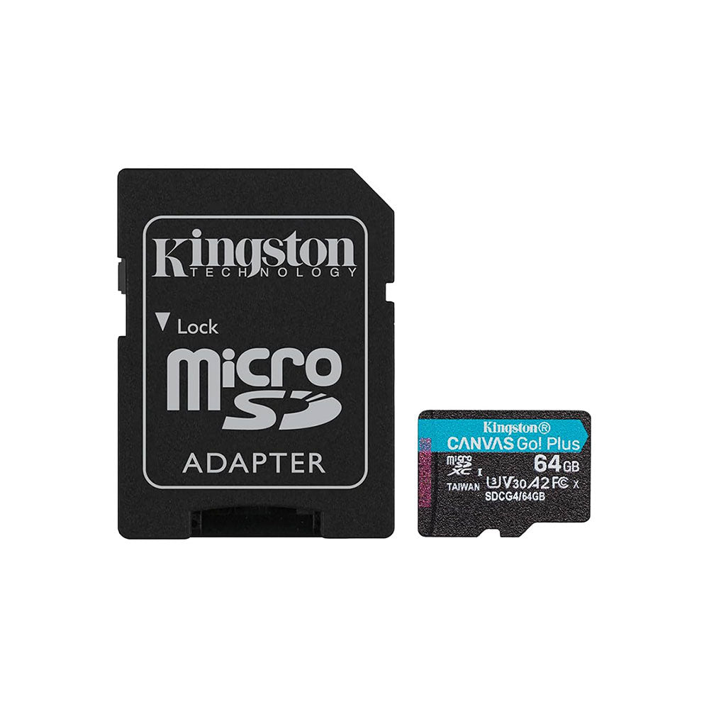 Kingston SDCG4 Canvas Go Plus microSD 64GB