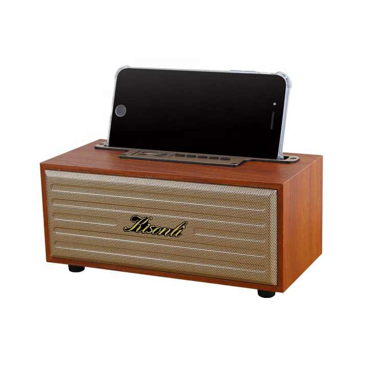 Kisonli G12 Classical Wooden Music Speaker