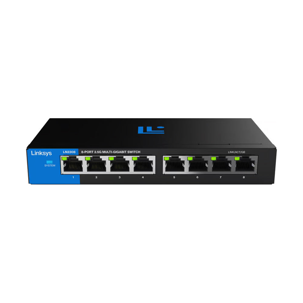 Linksys LN2308 8-Ports 2.5 Gigabit Unmanaged Desktop Switch
