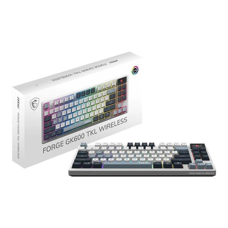 MSI Forge GK600 Wireless Gaming Keyboard TKL S11-43USP01-HH9