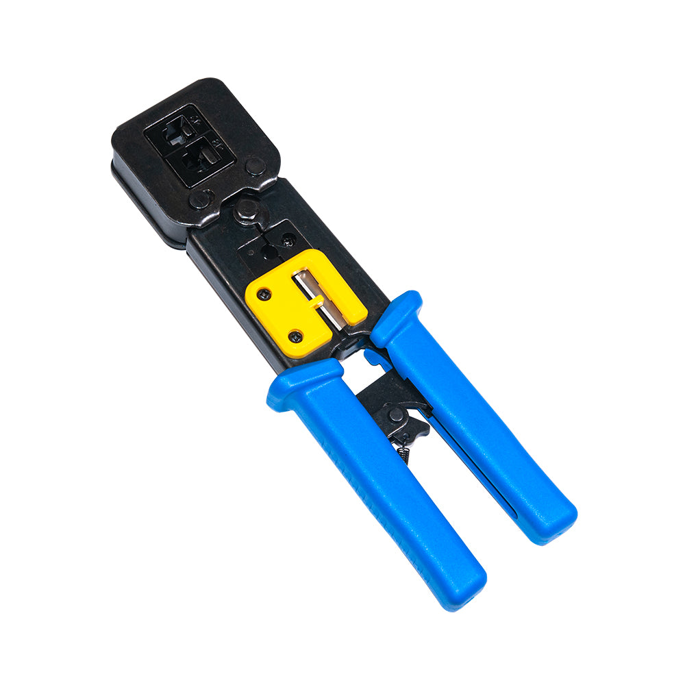 Modular RJ45 and RJ11 Plug Passthrough Crimping tool 376Z