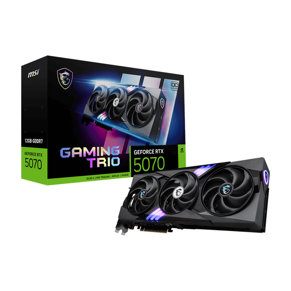 Msi Gaming Trio GeForce RTX 5070 12GB GDDR7 OC Edition