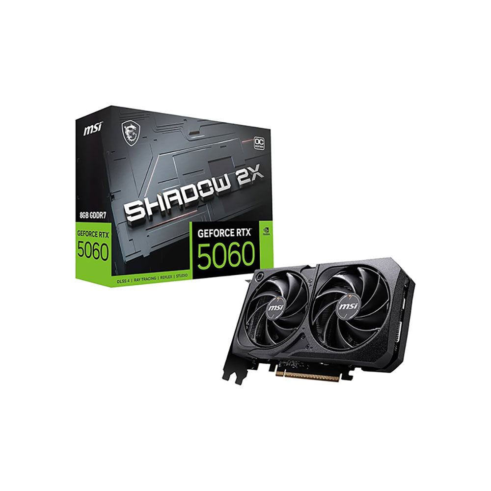Msi GeForce RTX 5060 Shadow 2X 8GB DDR7 OC Edition 912-V537-019