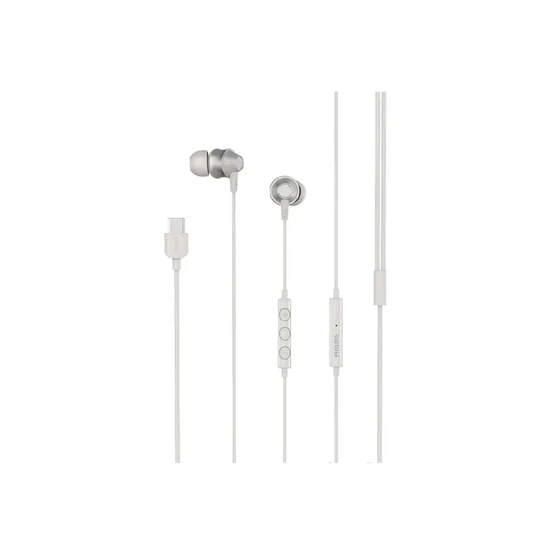 Philips Earphone TAE1020WT/93 USB-C White
