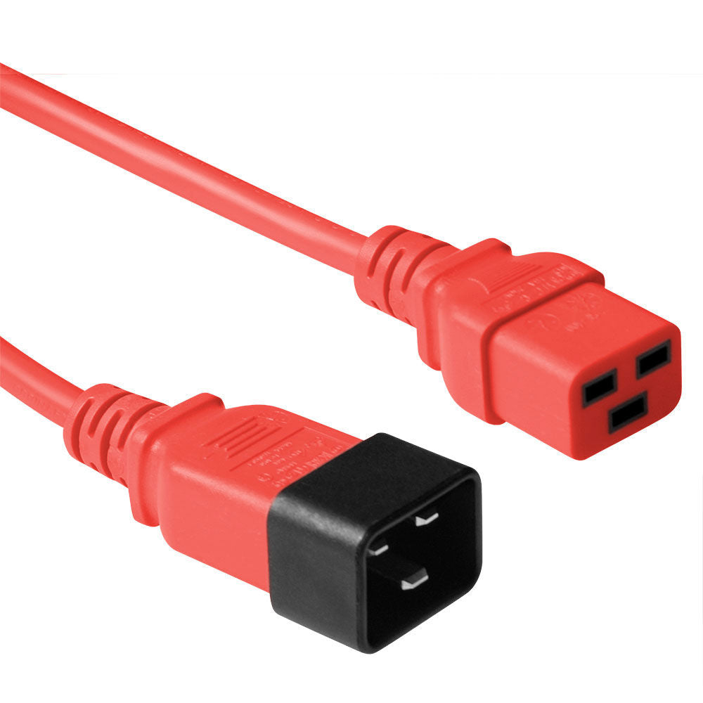 XUANHUA C20 C19 High Quality Power Cord 220 Volt 16Amp Red
