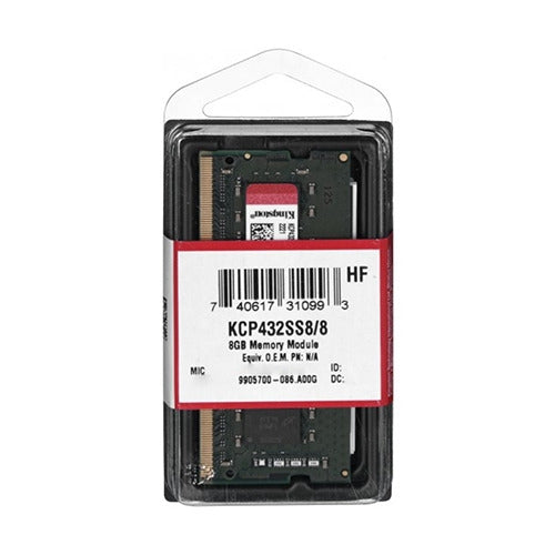 Kingston 8GB DDR4 3200Mhz Laptop RAM KCP432SS8/8