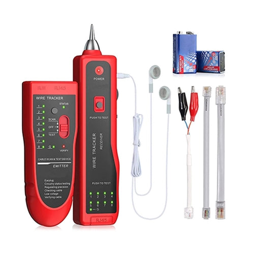 Multi-function Network Cable Tester RJ45 RJ11 Wire Ethernet Tracer with Audio toner