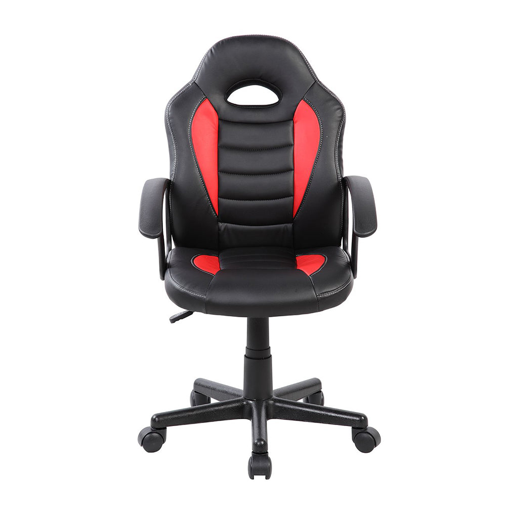 Kid's Gaming Chair with wheels Black and Red