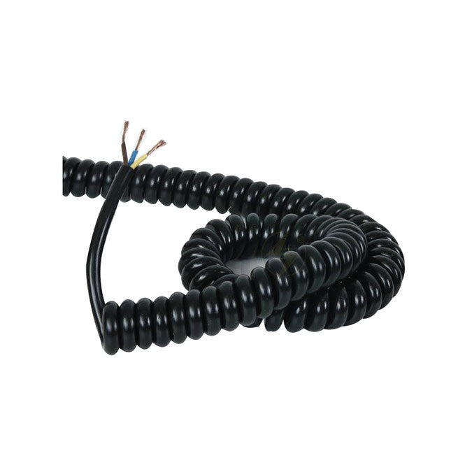 Olan High Quality Extension Cable Spiral OL90013 Black