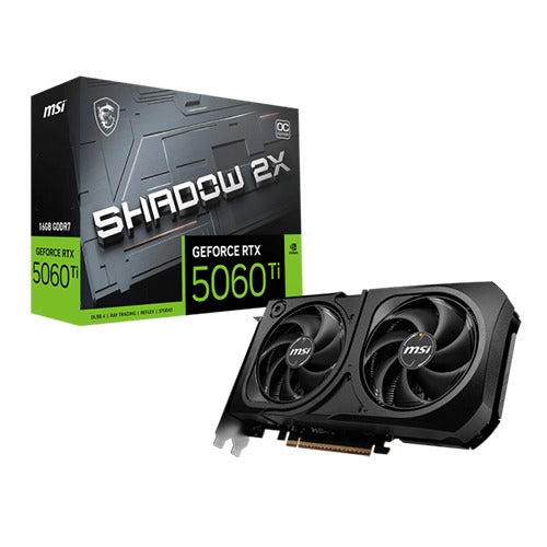 MSI GeForce RTX 5060 Ti Shadow Dual Fan 16GB DDR7 G912-V535-029