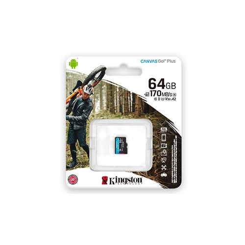 Kingston SDCG3 Canvas Go Plus 64GB Micro SD