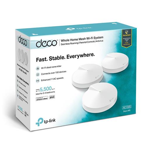 TP-Link Deco M5 AC1300 Whole Home Wi-Fi System (Pack of 3)