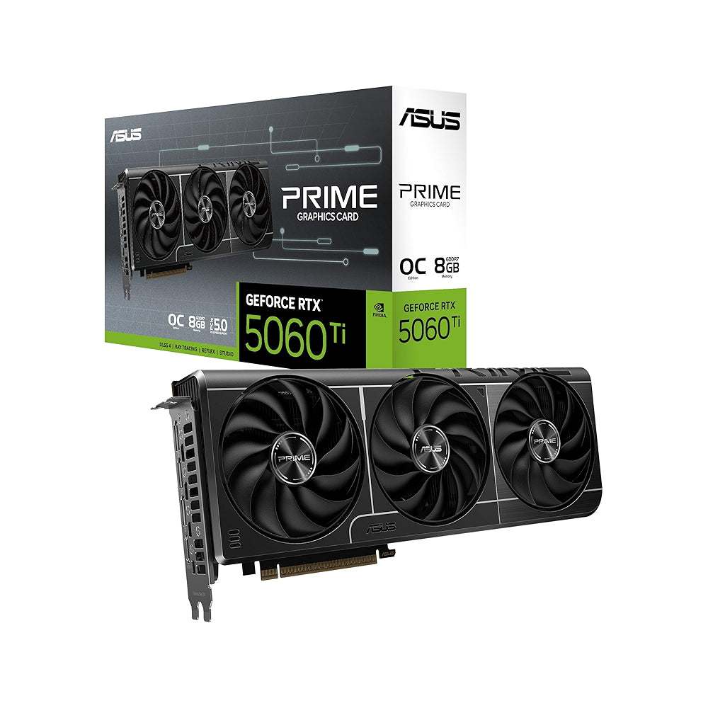 ASUS Prime Geforce RTX 5060 TI 8GB GDDR7 90YV0MP1-MVAA00 Triple Fans