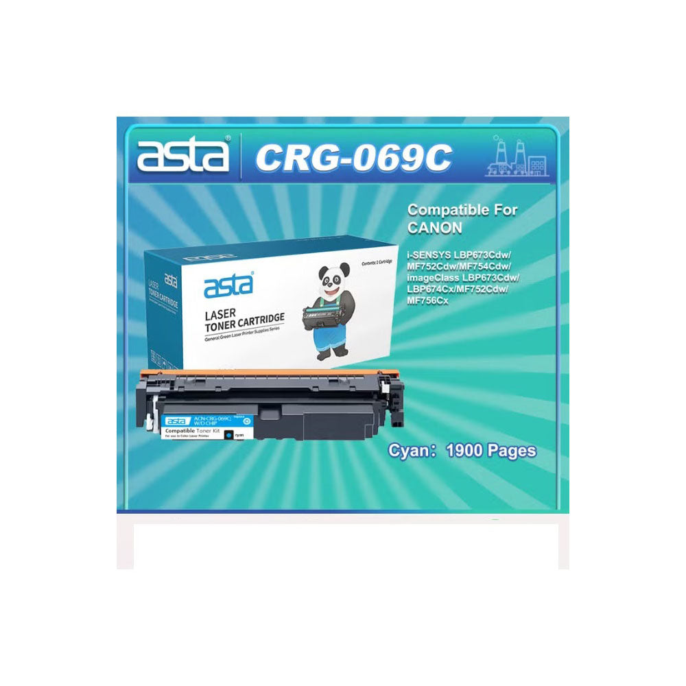 Asta CRG-069 Canon Compatible Toner Cyan