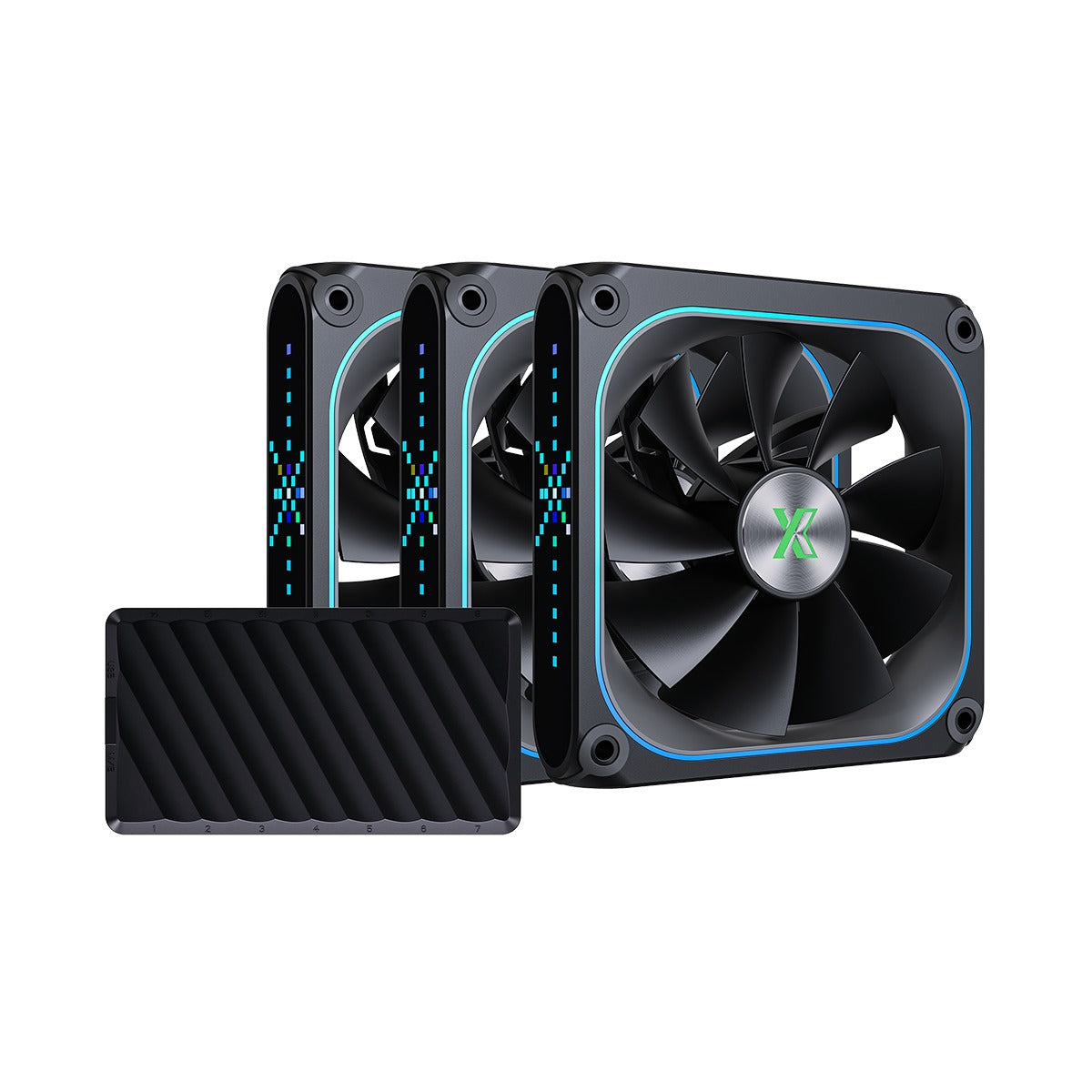 XASTRA Astra FZ120B ARGB Triple Pack Computers Fans Black