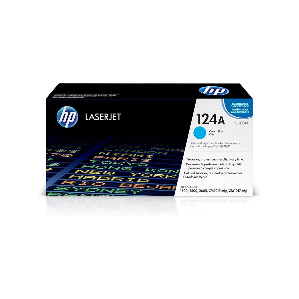 HP 124A Q6001A Original Toner Cyan