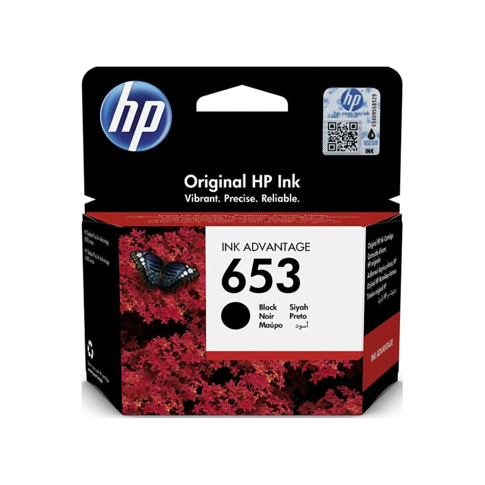 HP 653 Original ink 3YM75AE BHL Black