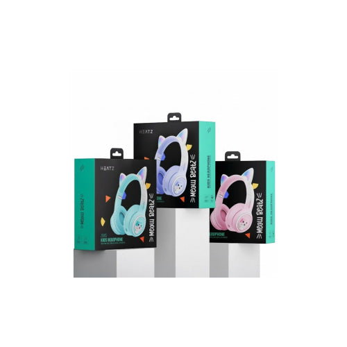 Heatz ZB85 Kids Headphone Meow Pink / Blue / Purple