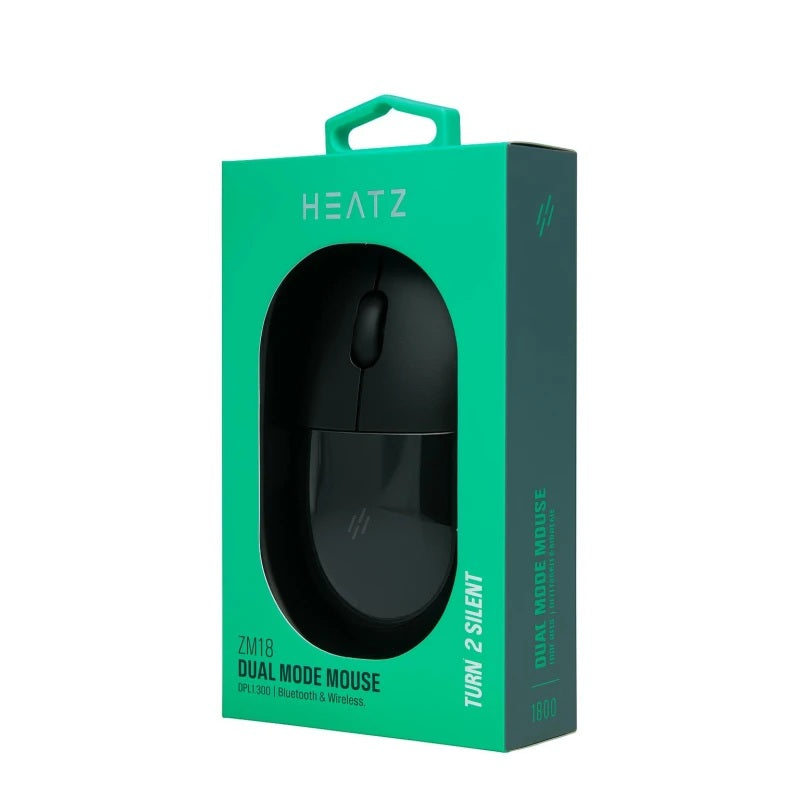 Heatz ZM18 Wireless Dual Mode Transparent Mouse