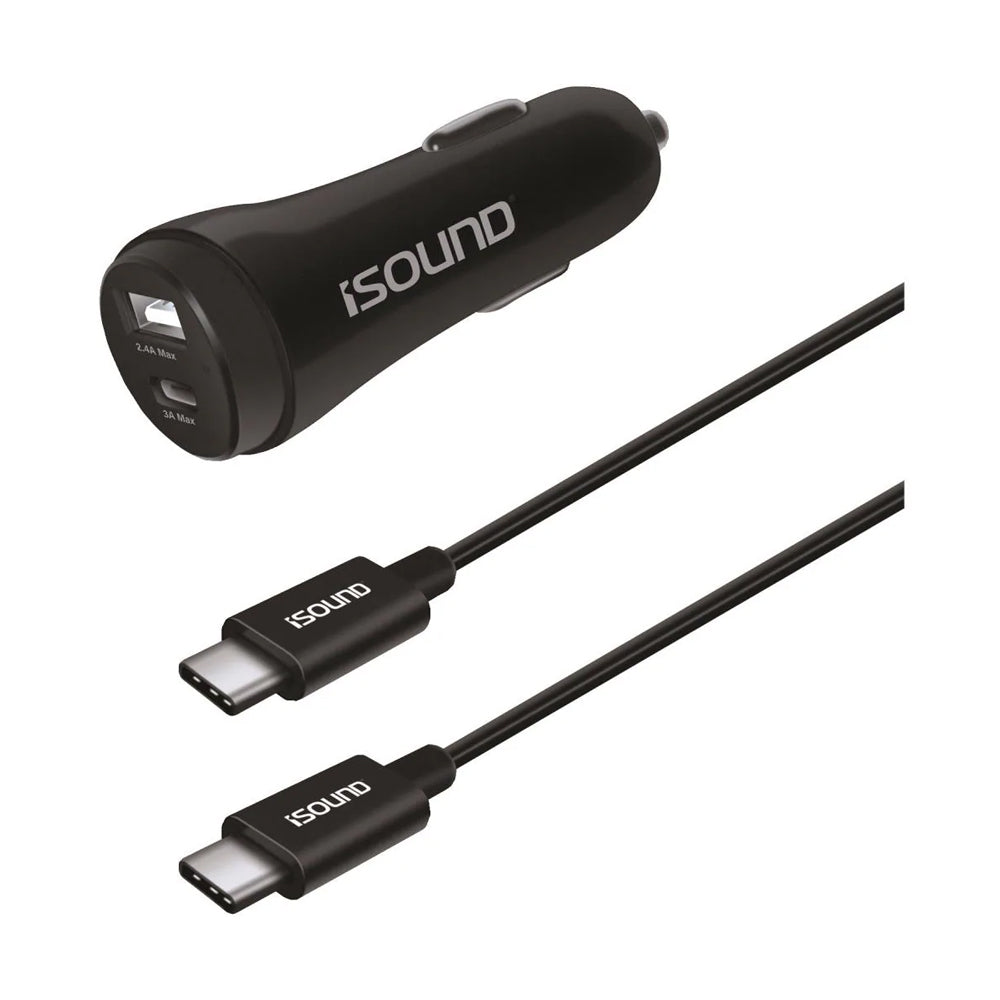 ISound Smartphone Car Charger Kit Type-C 6102