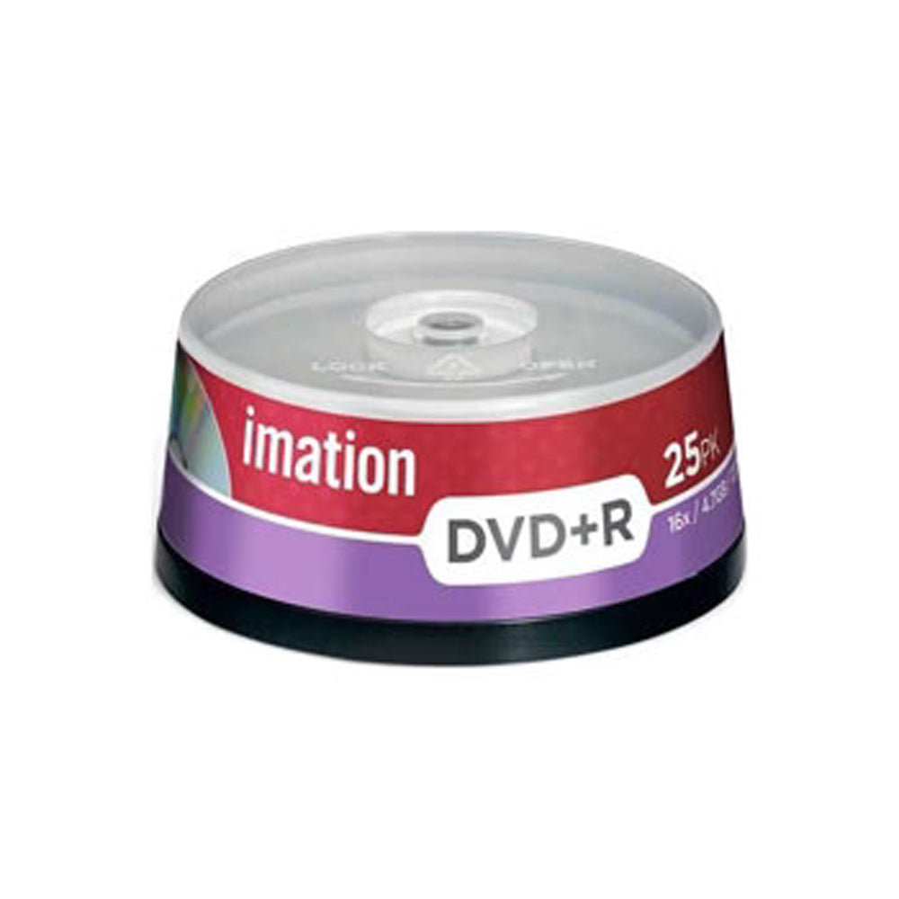 Imation DVD Recordable Discs DVD-R 16X 4.7GB (Pack of 25)