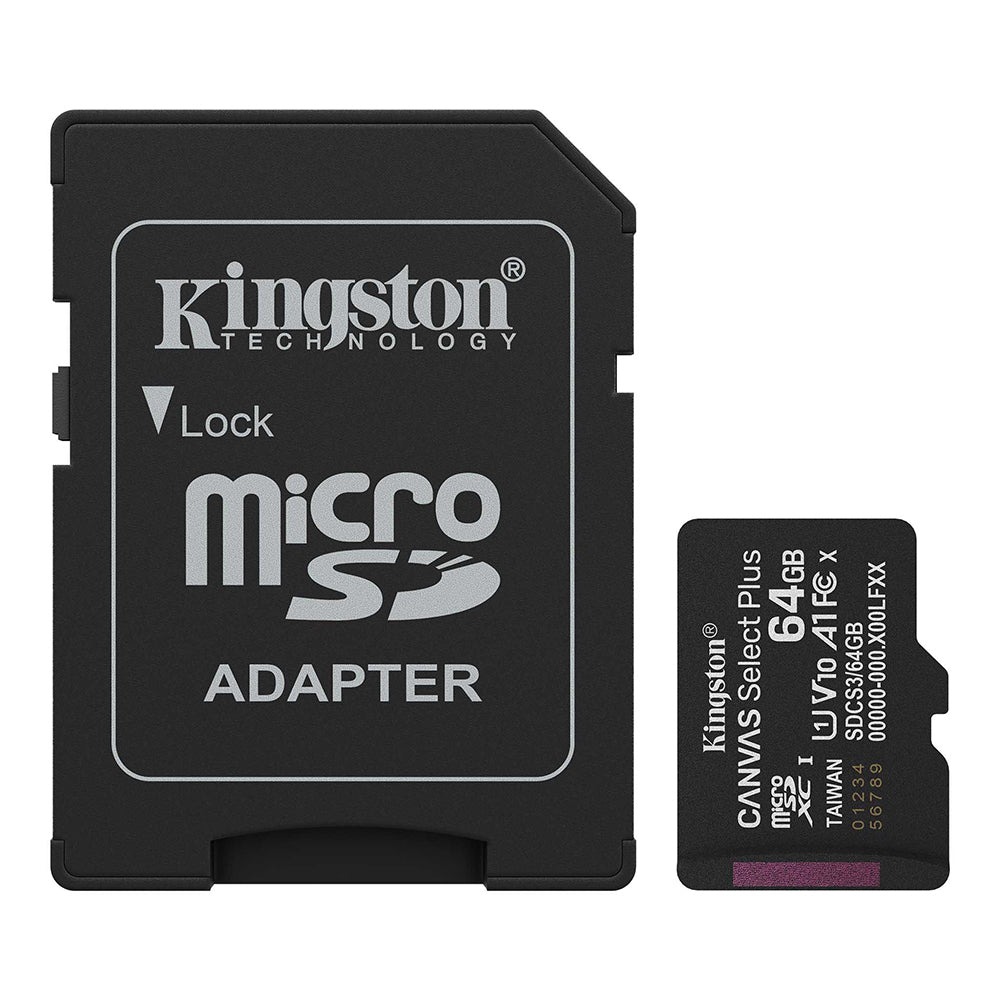 Kingston SDCS3 Canvas Select Plus MicroSD 64GB