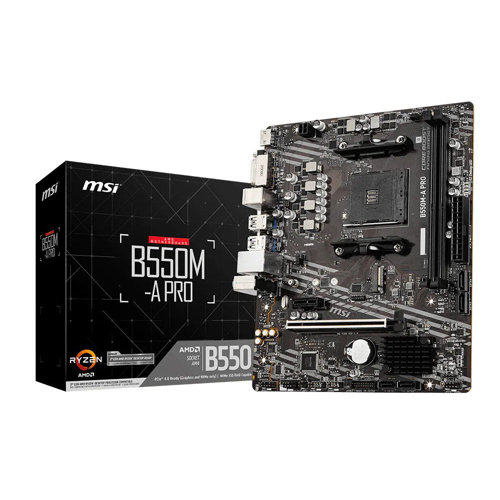 MSI B550M-A PRO AMD AM4 DDR4 Motherboard 911-7C96-040