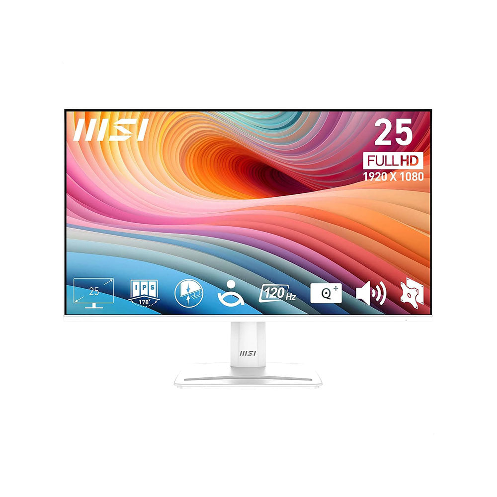 MSI PRO MP251W E2 25-inch Full HD 120Hz Business Monitor 9S6-3PD4CM-001 White