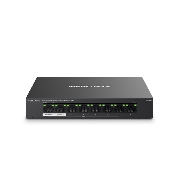 Mercusys 8-Ports Gigabit POE Desktop Switch