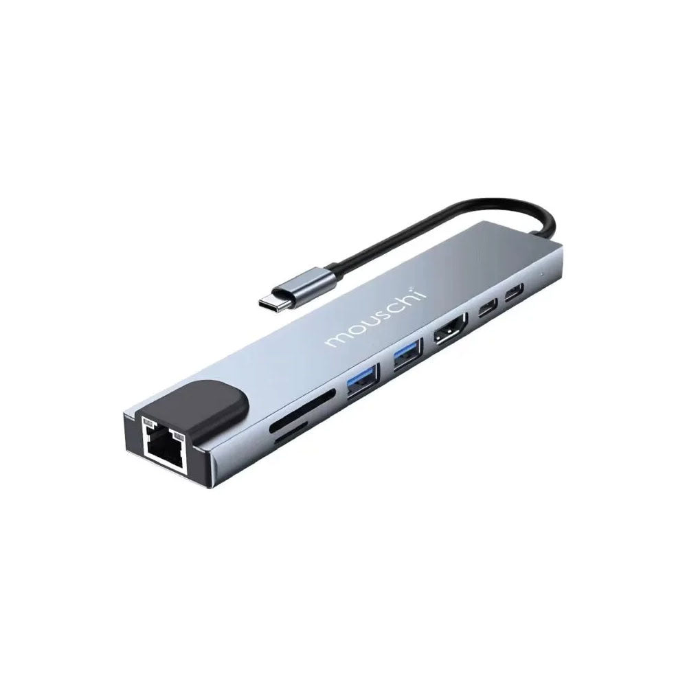 Mouschi HUB 8  Multifunction USB-C 8in1