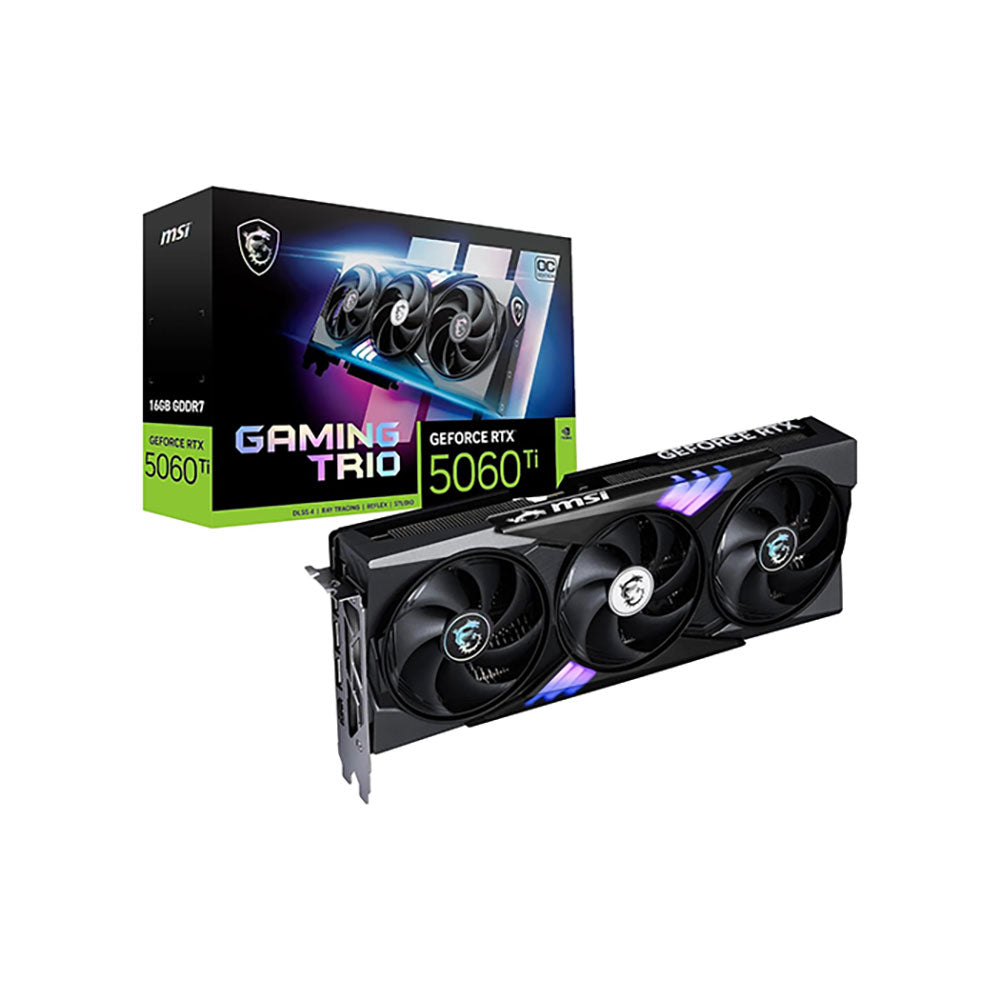 Msi GeForce RTX 5060 Ti Gaming Trio 16GB DDR7 OC Edition 912-V535-030